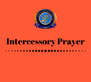 Intercessory Prayer